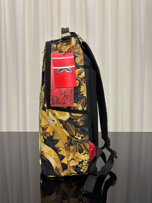 GOLD FLORAL REMIX BACKPACK