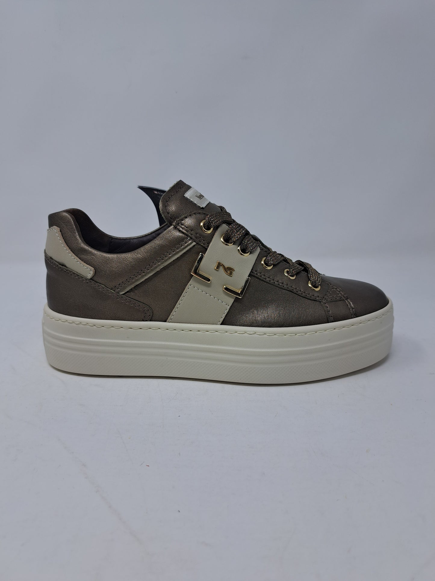 Sneakers donna in pelle Nero Giardini