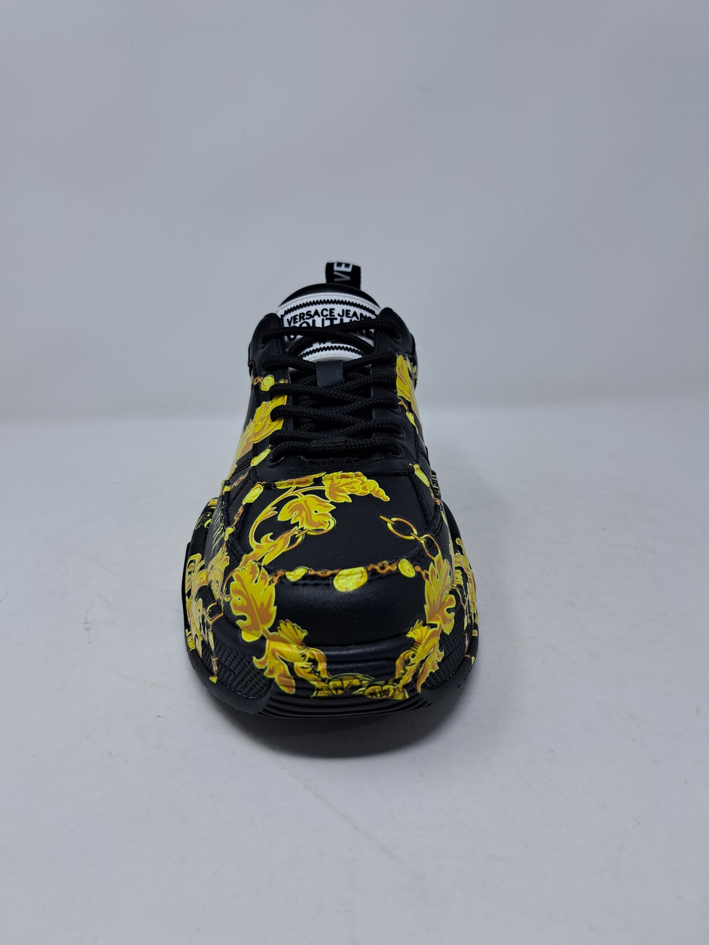 Versace Sneakers Chain Couture in pelle