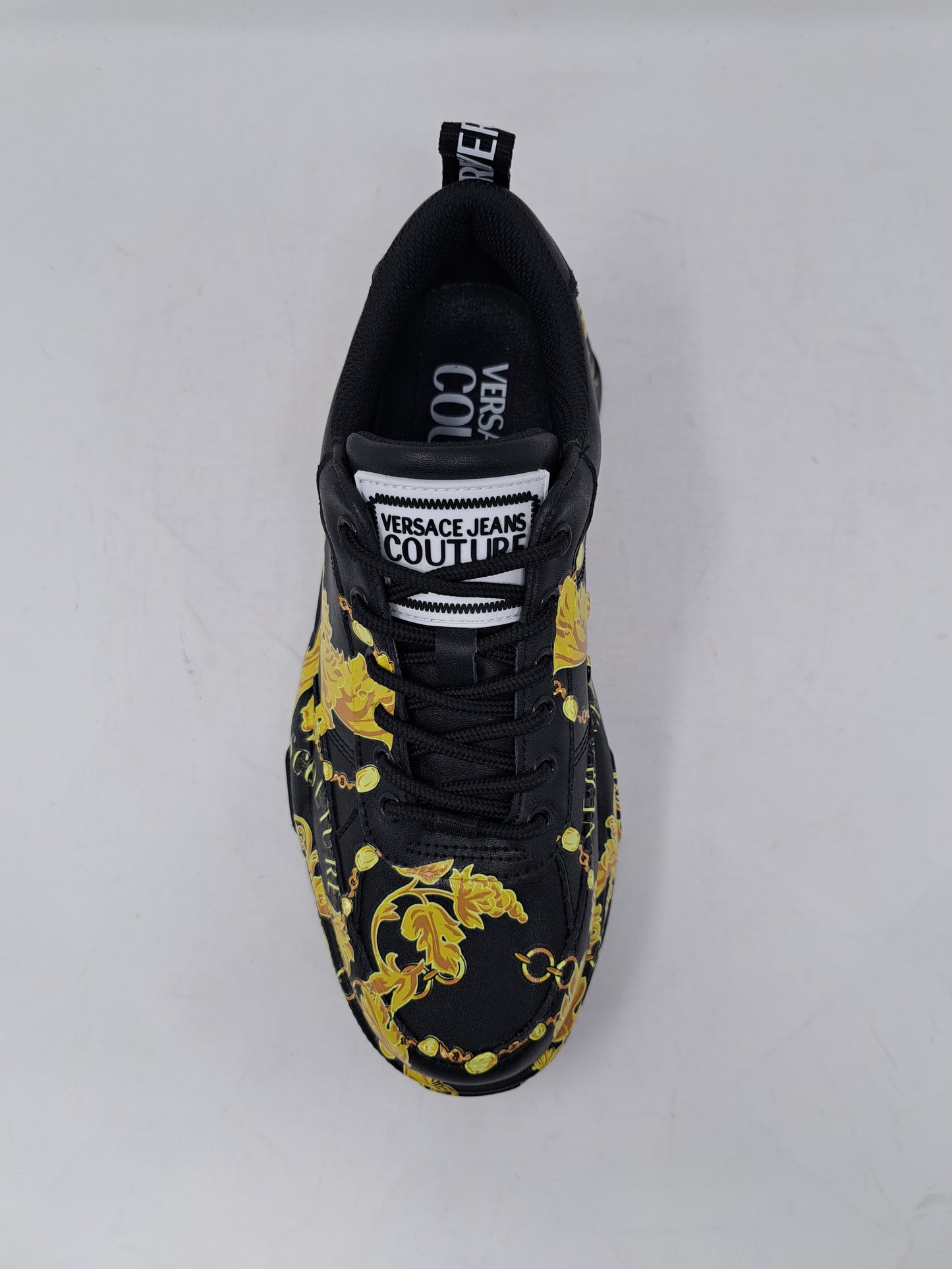 Versace Sneakers Chain Couture in pelle