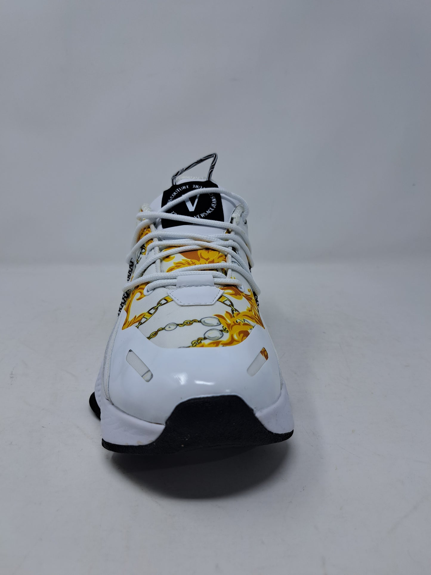Versace Sneakers uomo con stampa Chain Couture