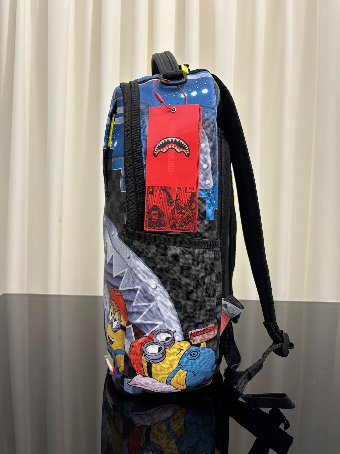MINION AND SPRAYGROUND SIGN BACKPACK