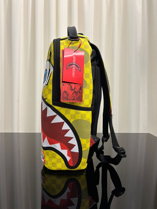 SPONGEBOB CHECKERBOB DLXSV BACKPACK SPRAYGROUND