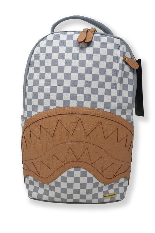 EMBOSSED CREAM CHECK BACKPACK SPRAYGROUND