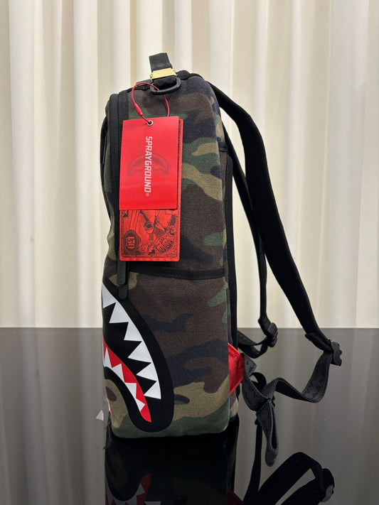 SHARK CENTRAL CAMO DLXS BACKPACK SPRAYGROUND