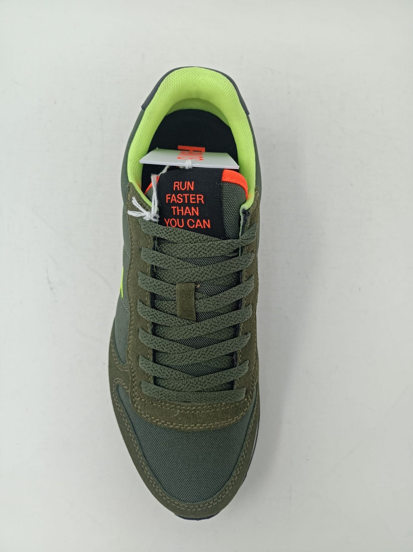 Sneaker SUN68 Tom con logo fluo