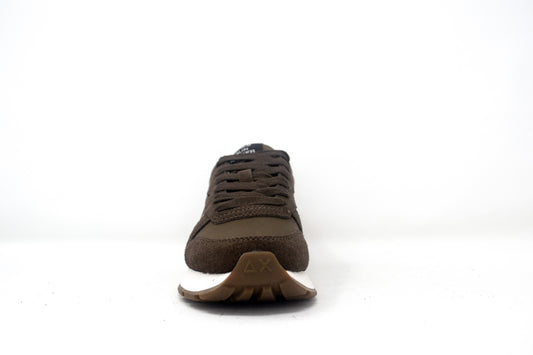SNEAKER ALLY GOLD SILVER IN SUEDE E NYLON
