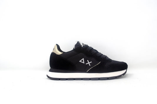 SNEAKER ALLY GOLD SILVER IN SUEDE E NYLON