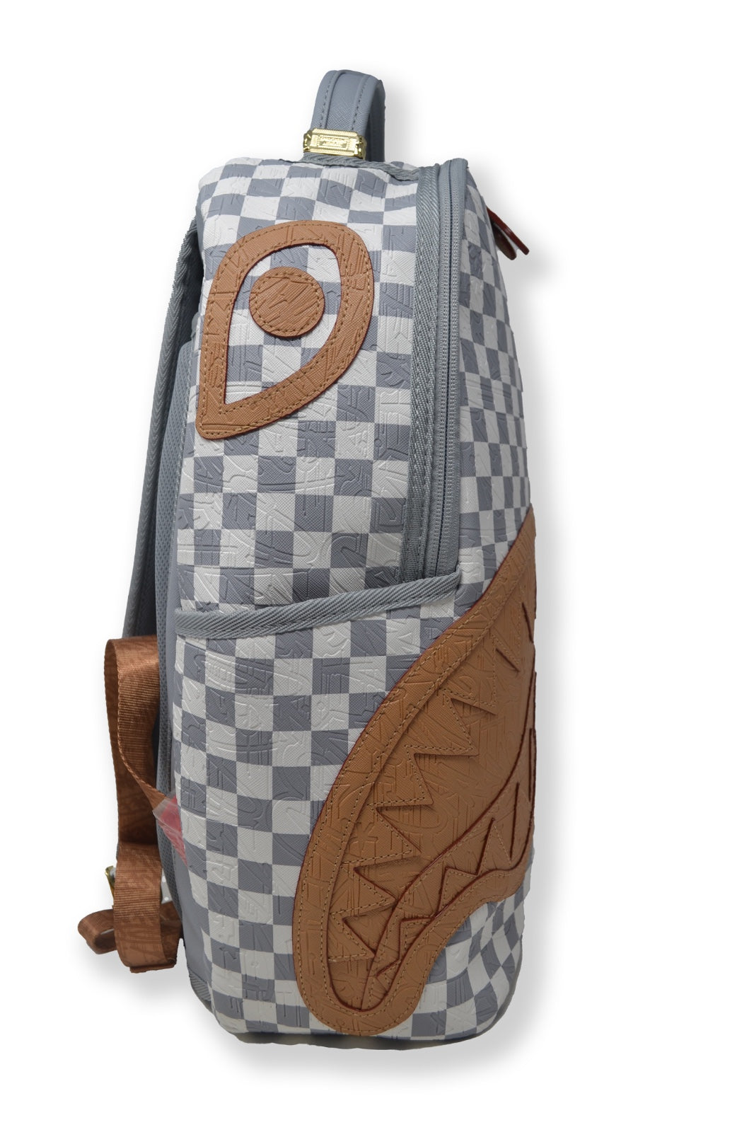 EMBOSSED CREAM CHECK BACKPACK SPRAYGROUND