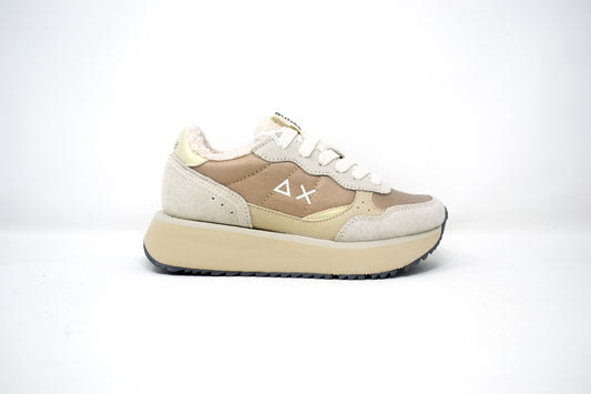 SNEAKER BIG ALLY TEDDY IN NYLON E SUEDE