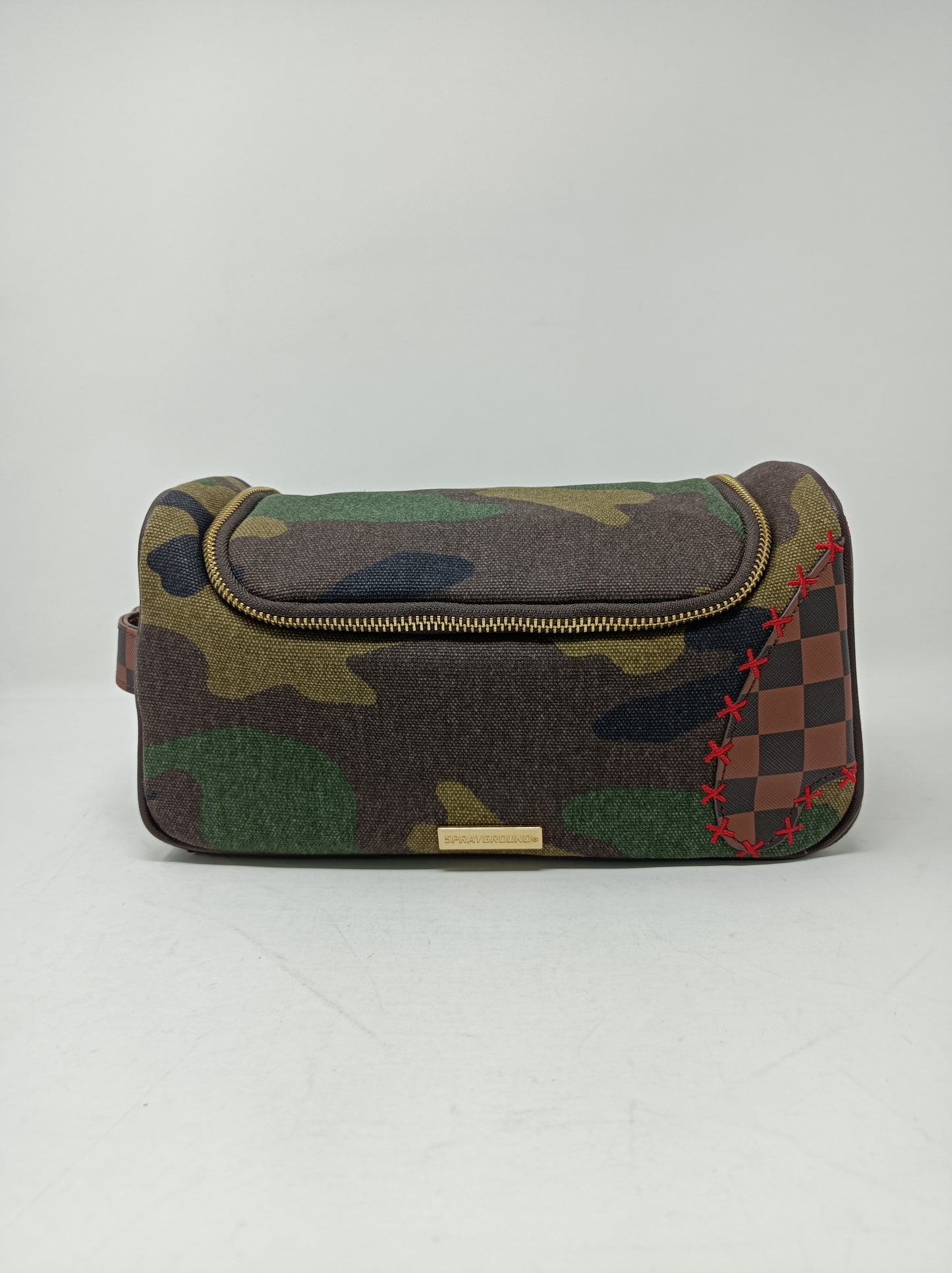 Pochette e beauty Sprayground shark shape check toiletry