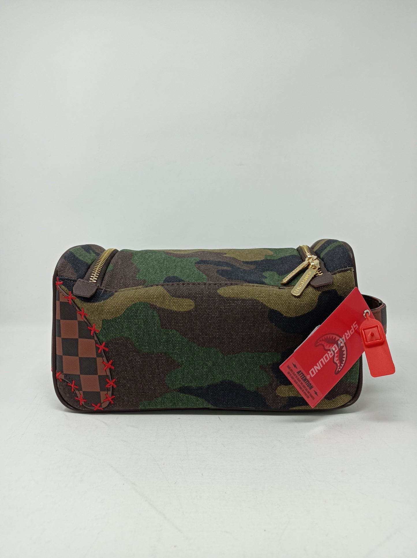 Pochette e beauty Sprayground shark shape check toiletry