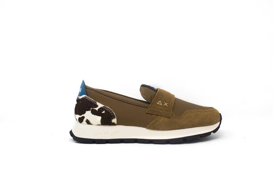 MOCASSINO ALLY IN NYLON E SUEDE