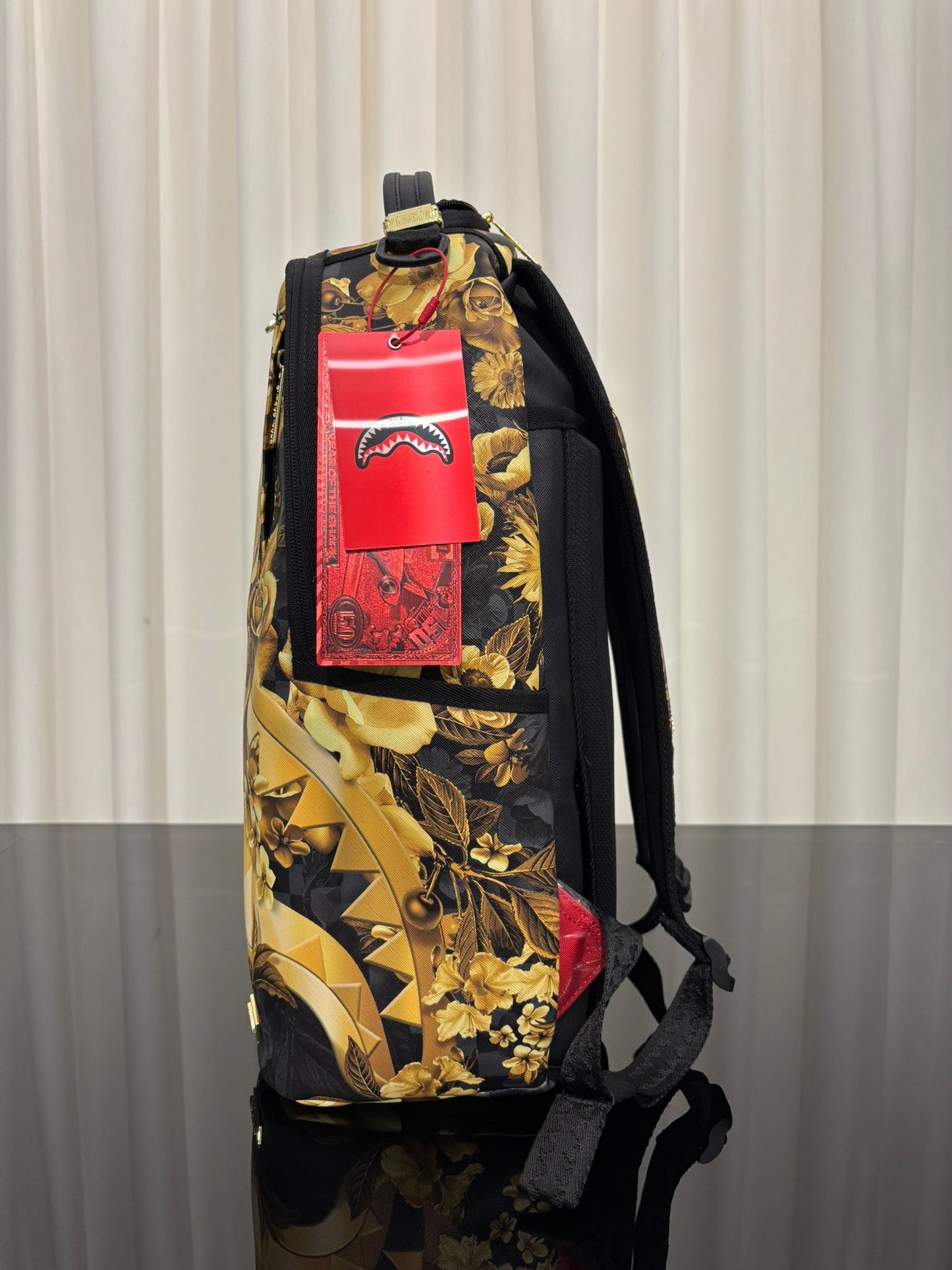 GOLD FLORAL REMIX BACKPACK