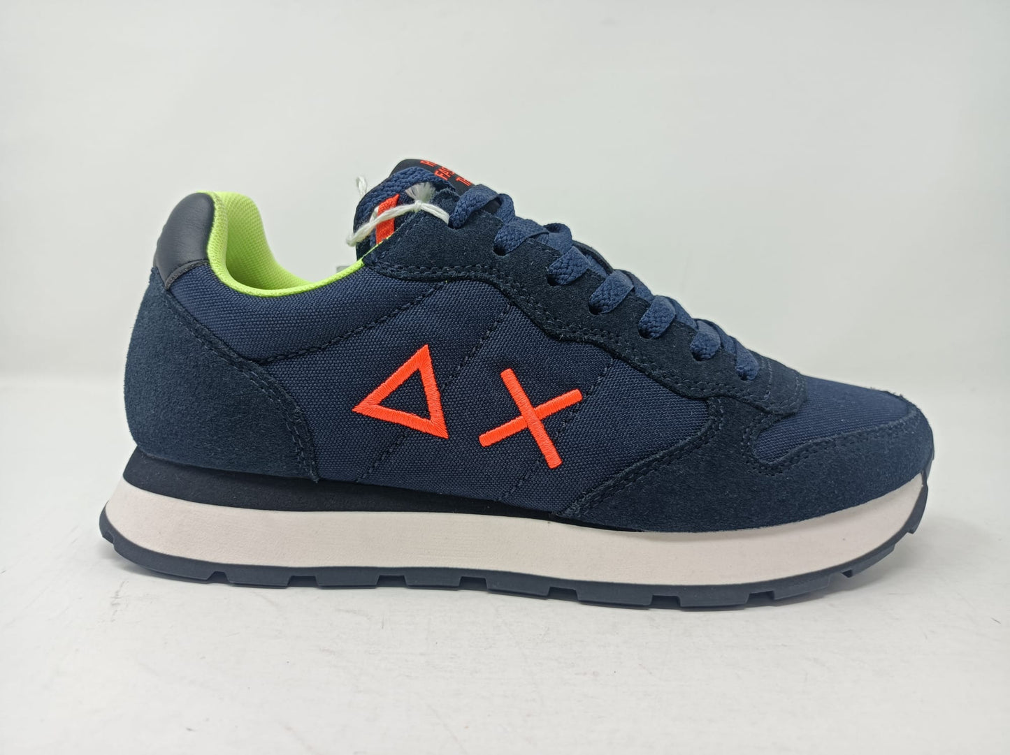 Sneaker SUN68 Tom con logo fluo