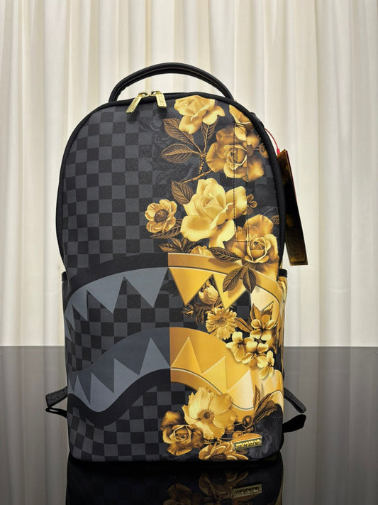 GOLD FLORAL REMIX BACKPACK