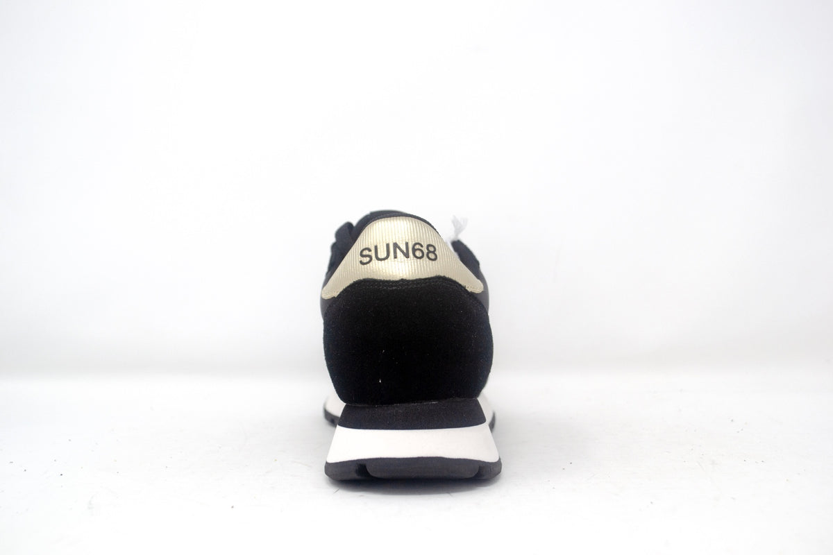 SNEAKER ALLY GOLD SILVER IN SUEDE E NYLON