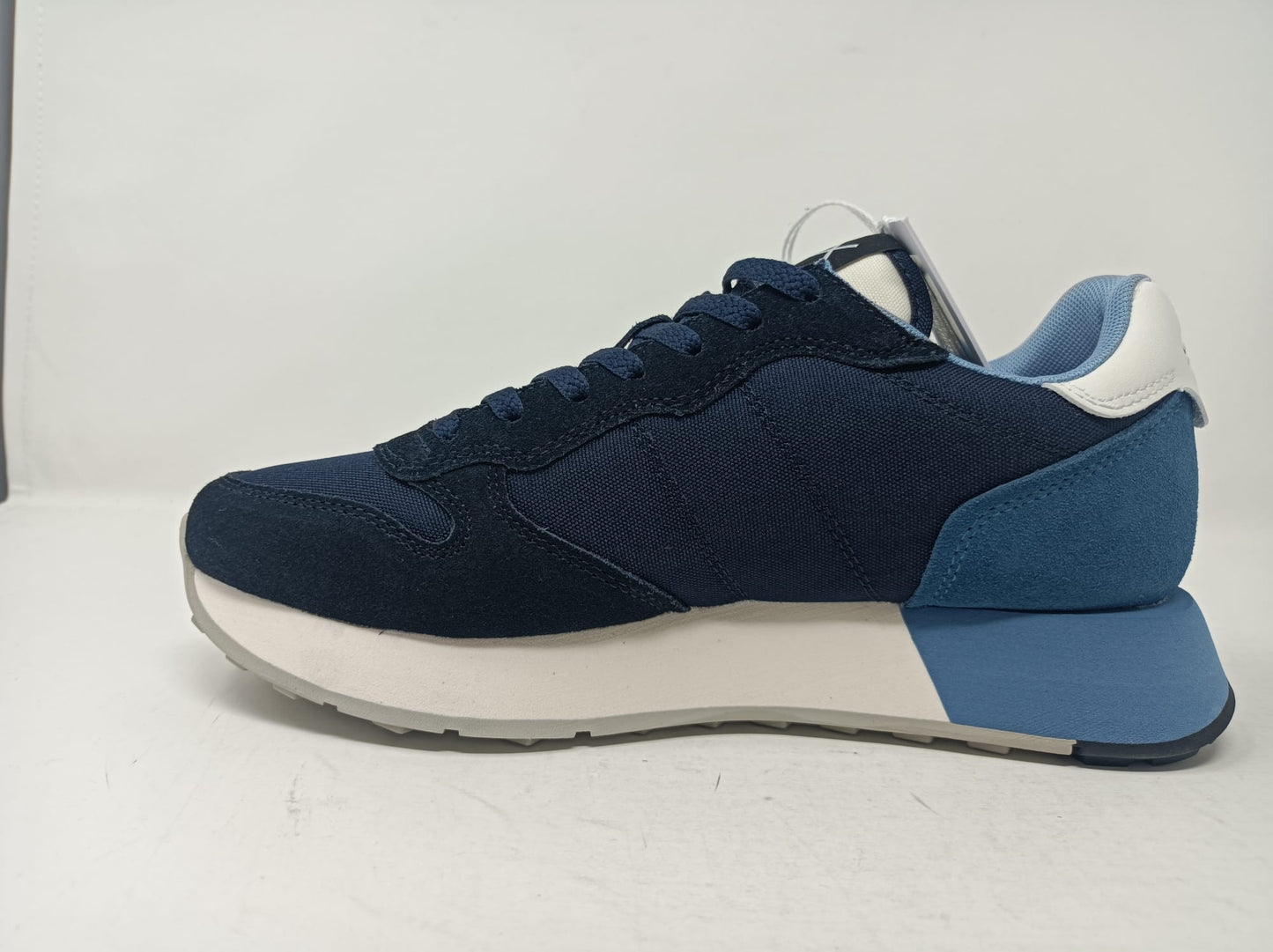 Sneaker SUN68 Jaki Solid in nylon e suede