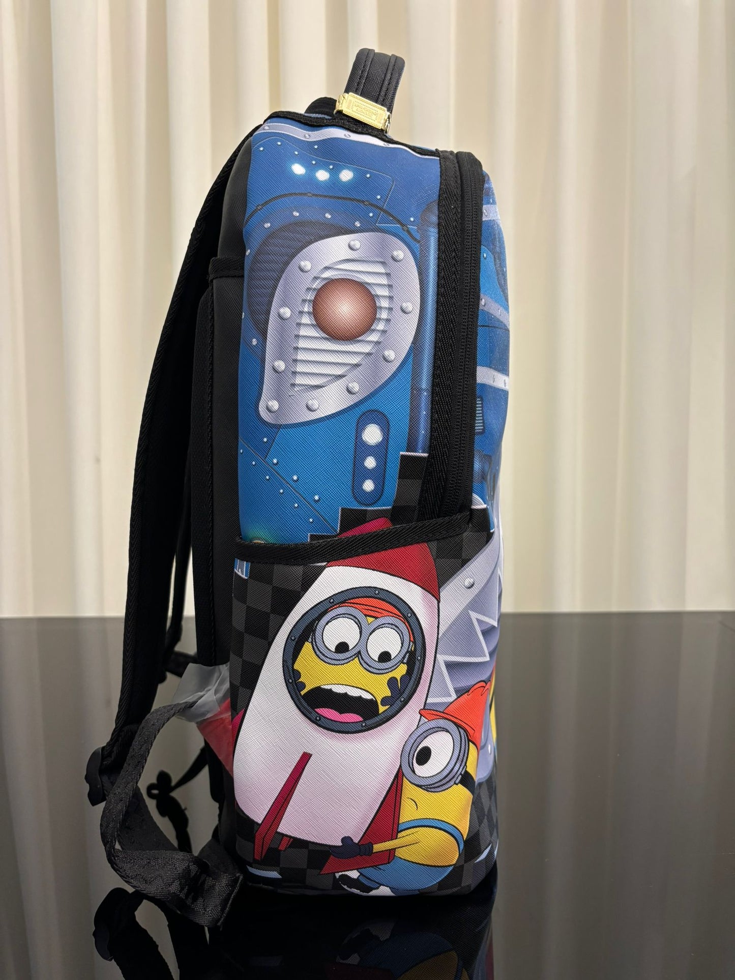 MINION AND SPRAYGROUND SIGN BACKPACK