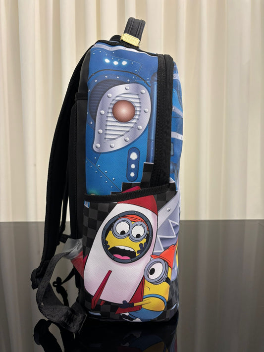 MINION AND SPRAYGROUND SIGN BACKPACK