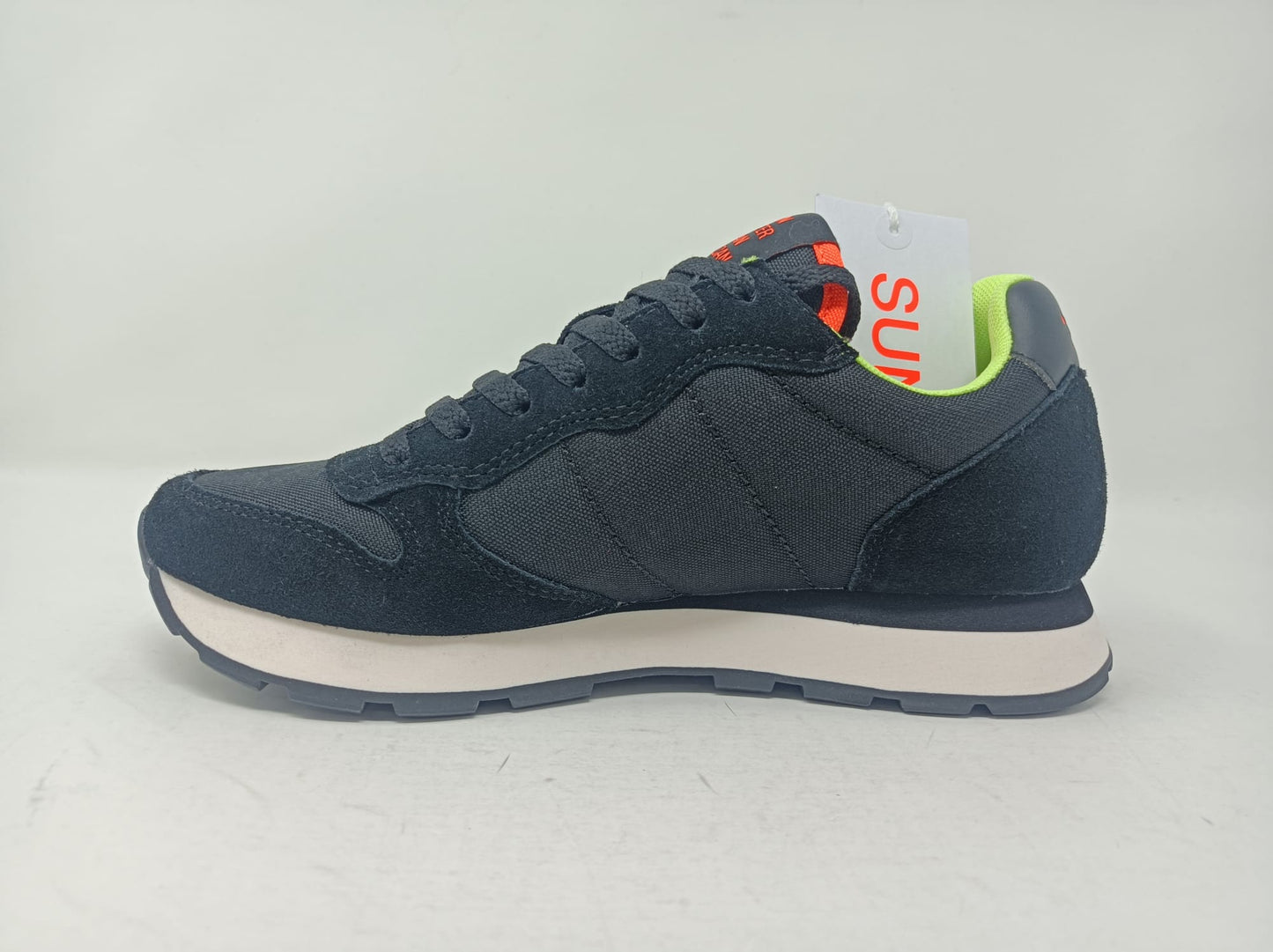 Sneaker SUN68 Tom con logo fluo