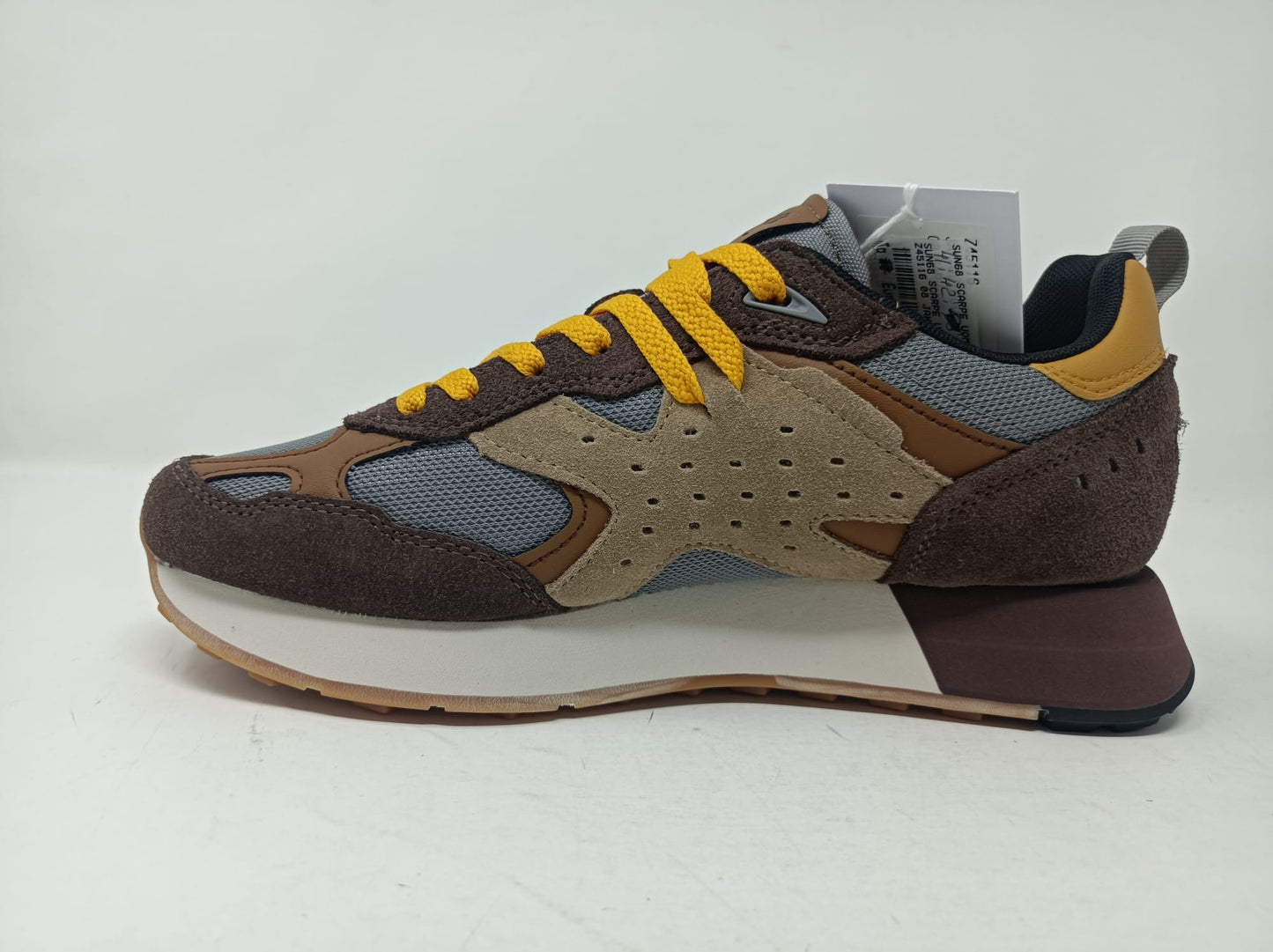 Sneaker SUN68 Jaki Outdoor in mesh e suede