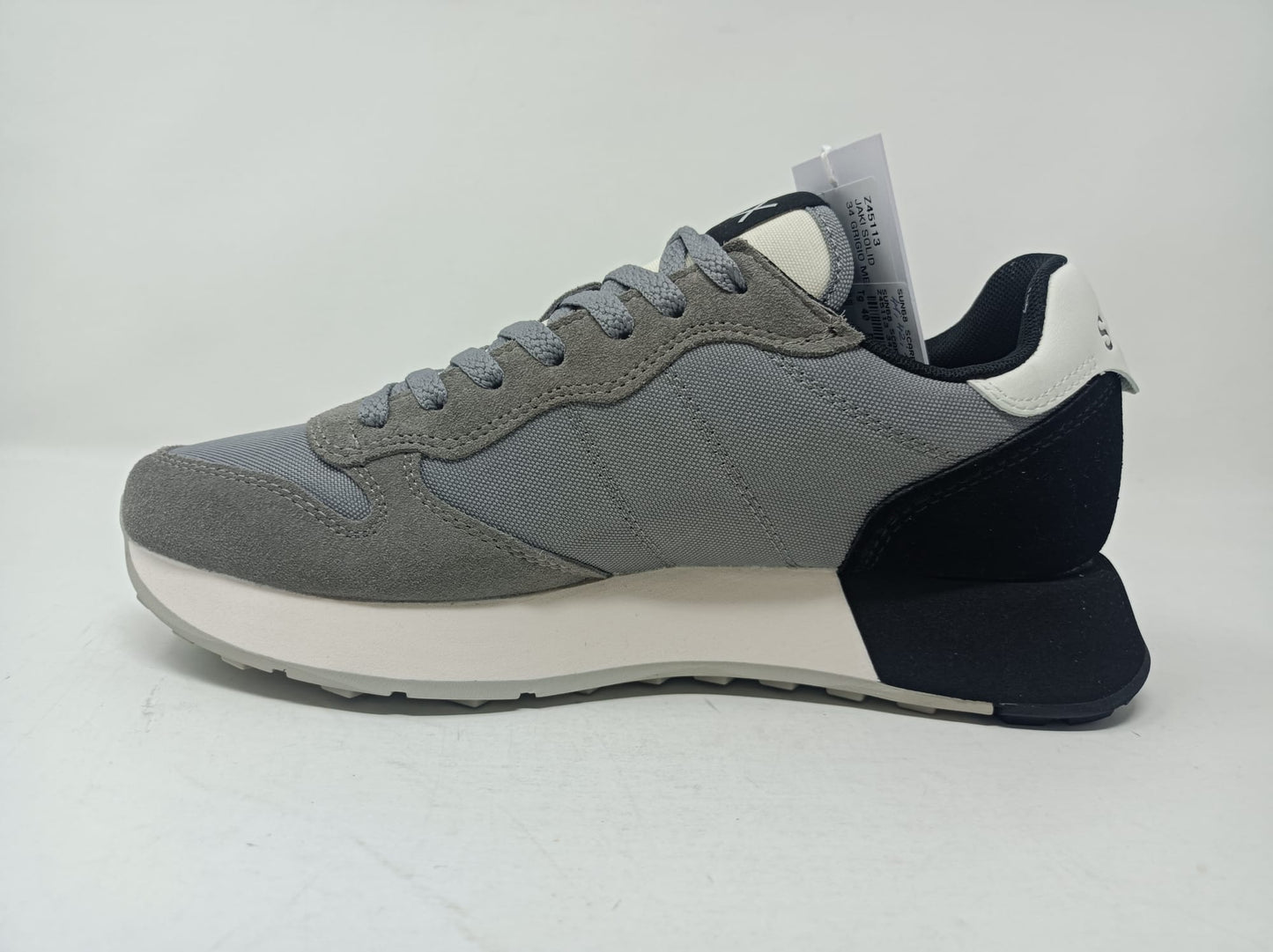 Sneaker Jaki Solid in nylon e suede