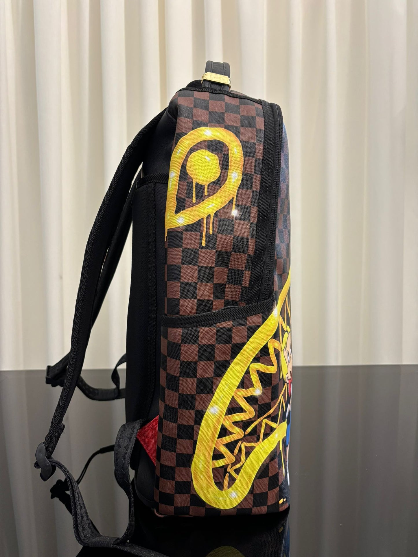 RICHIE RICH GOLD SHARKMOUTH DLXSV BACKPACK SPRAYGROUND