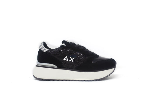 SNEAKER BIG STARGIRL GLITTER IN SUEDE