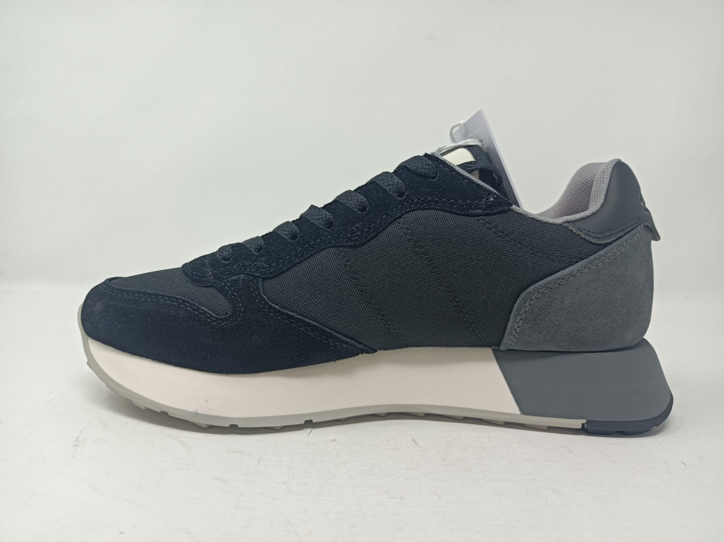 Sneaker SUN68 Jaki Solid in nylon e suede