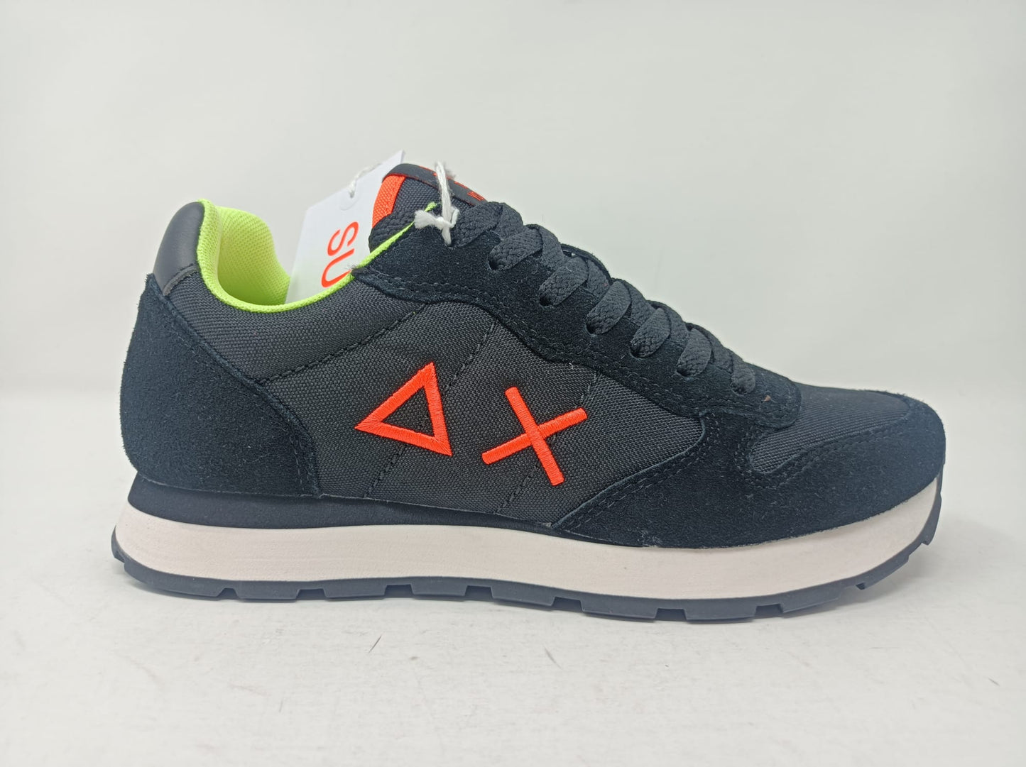 Sneaker SUN68 Tom con logo fluo